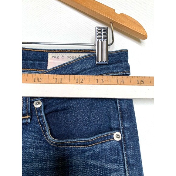 RAG & BONE Skinny Jeans High Rise SIze 28 Medele Preston 5 Pocket Zip - Picture 6 of 10